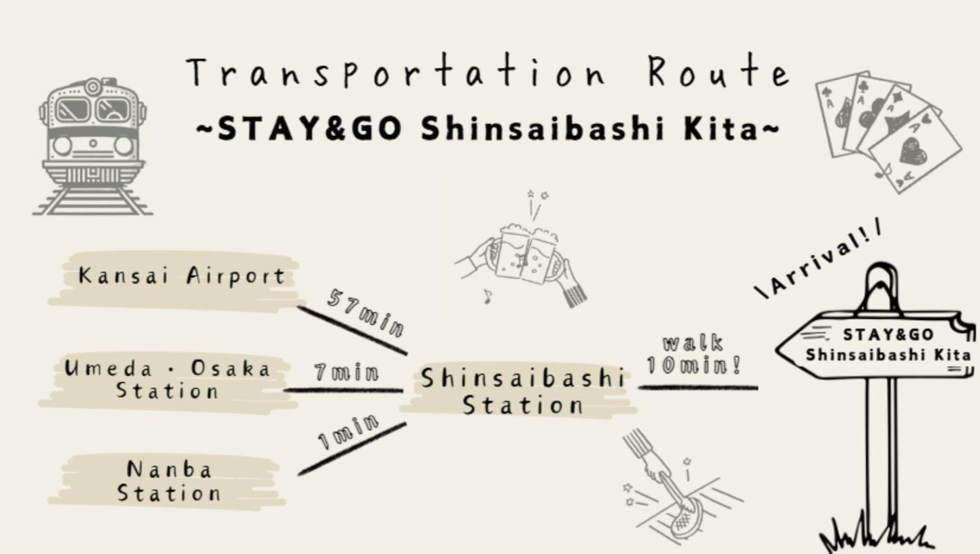 אוסקה Stay & Go Shinsaibashi-Kita מראה חיצוני תמונה